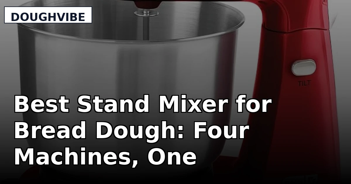 Best Stand Mixer for Bread Dough: Four Machines, One Sourdough Test