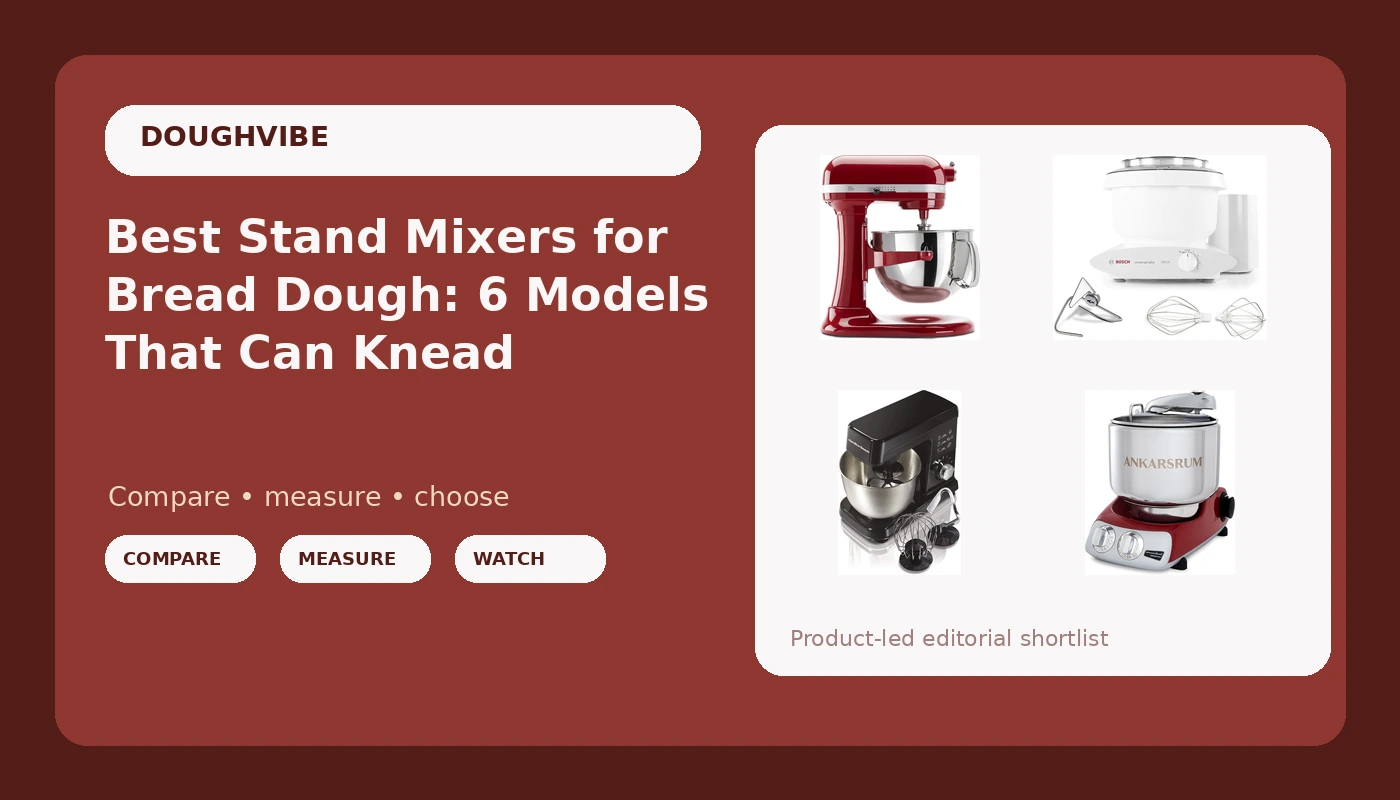 Best Stand Mixers for Bread Dough: 6 Models That Can Knead