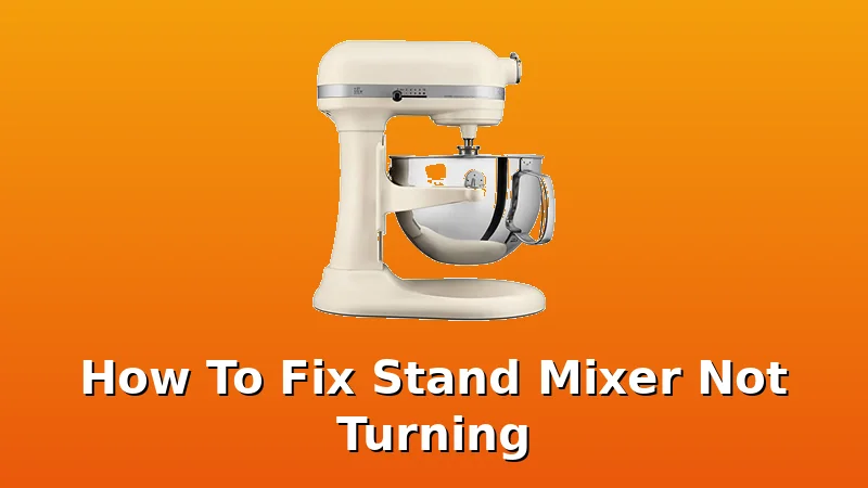 How To Fix Stand Mixer Not Turning - DoughVibe review with measurements and honest opinion