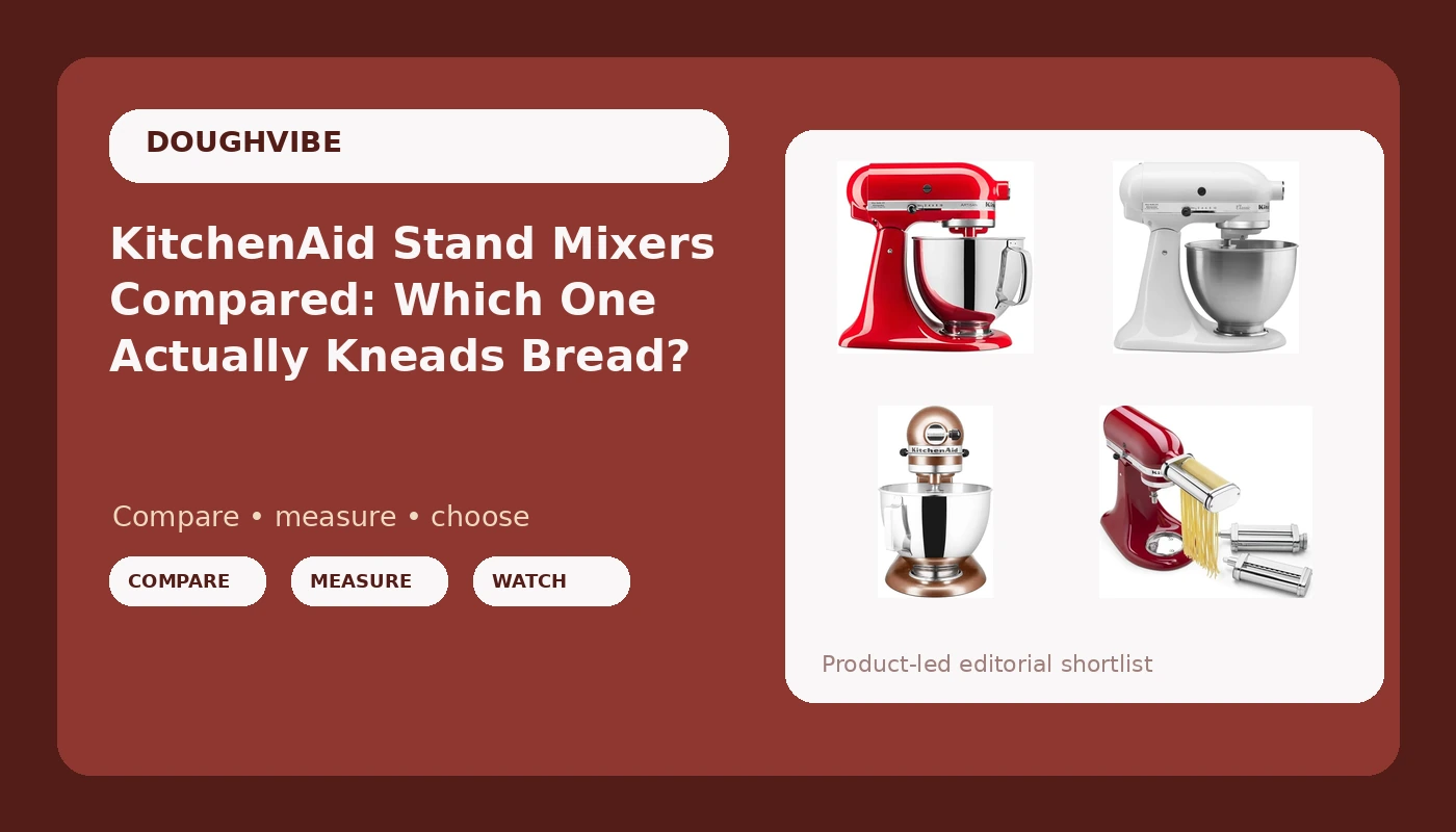 KitchenAid Stand Mixers Compared: Which One Actually Kneads Bread?