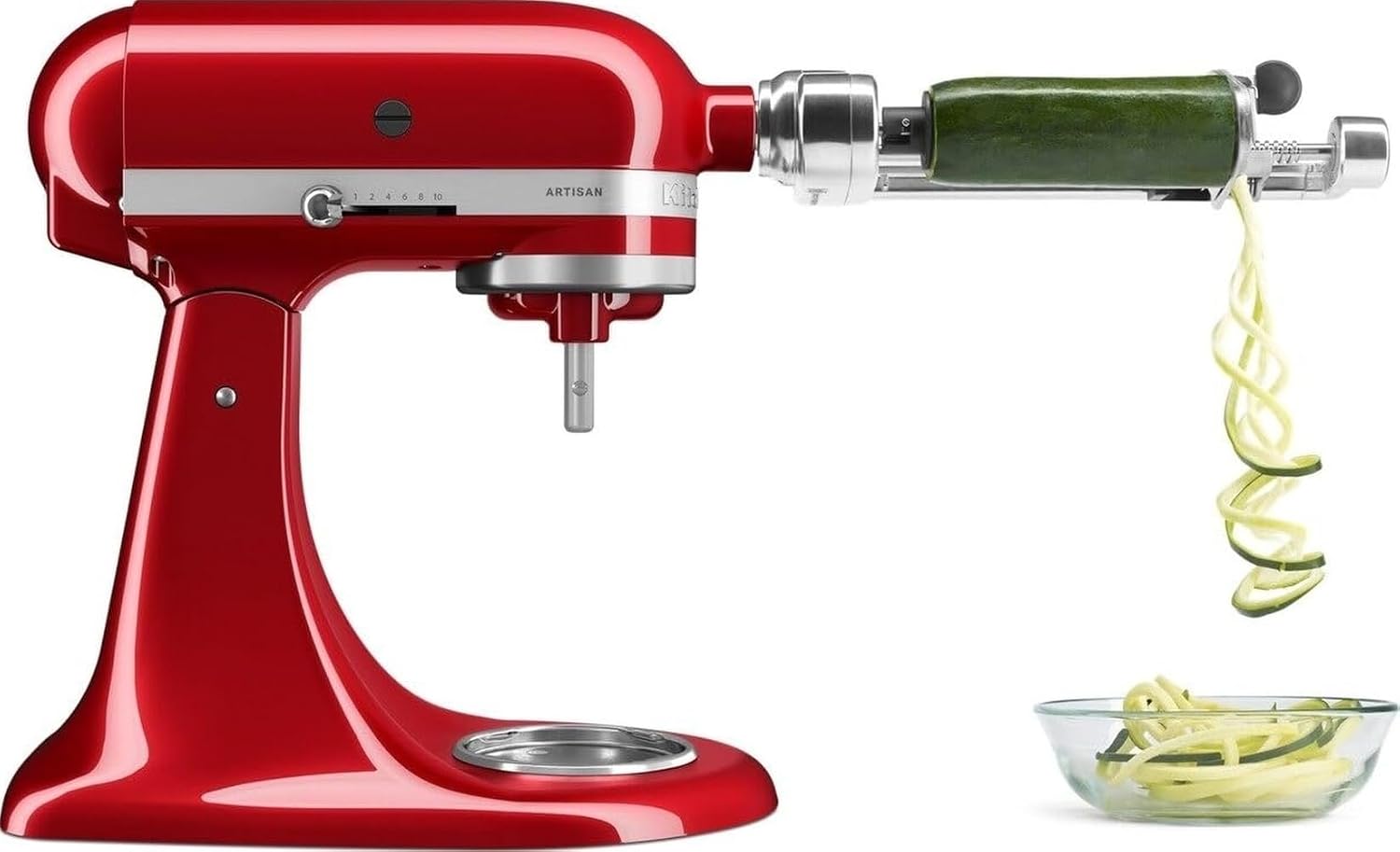 KitchenAid 5-Blade Fruit and Vegetable Spiralizer Attachment, KSM1APC | Fits...