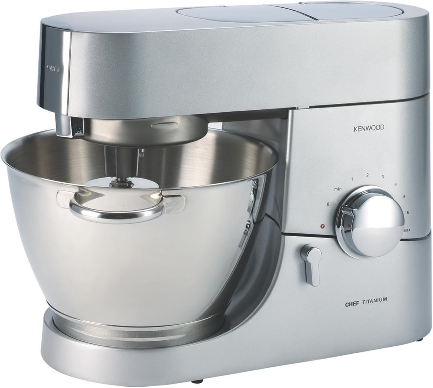 Kenwood Chef Titanium Kitchen Machine, Stainless Steel, 5 qt, 800W Motor and Electronic Variable Speed Control