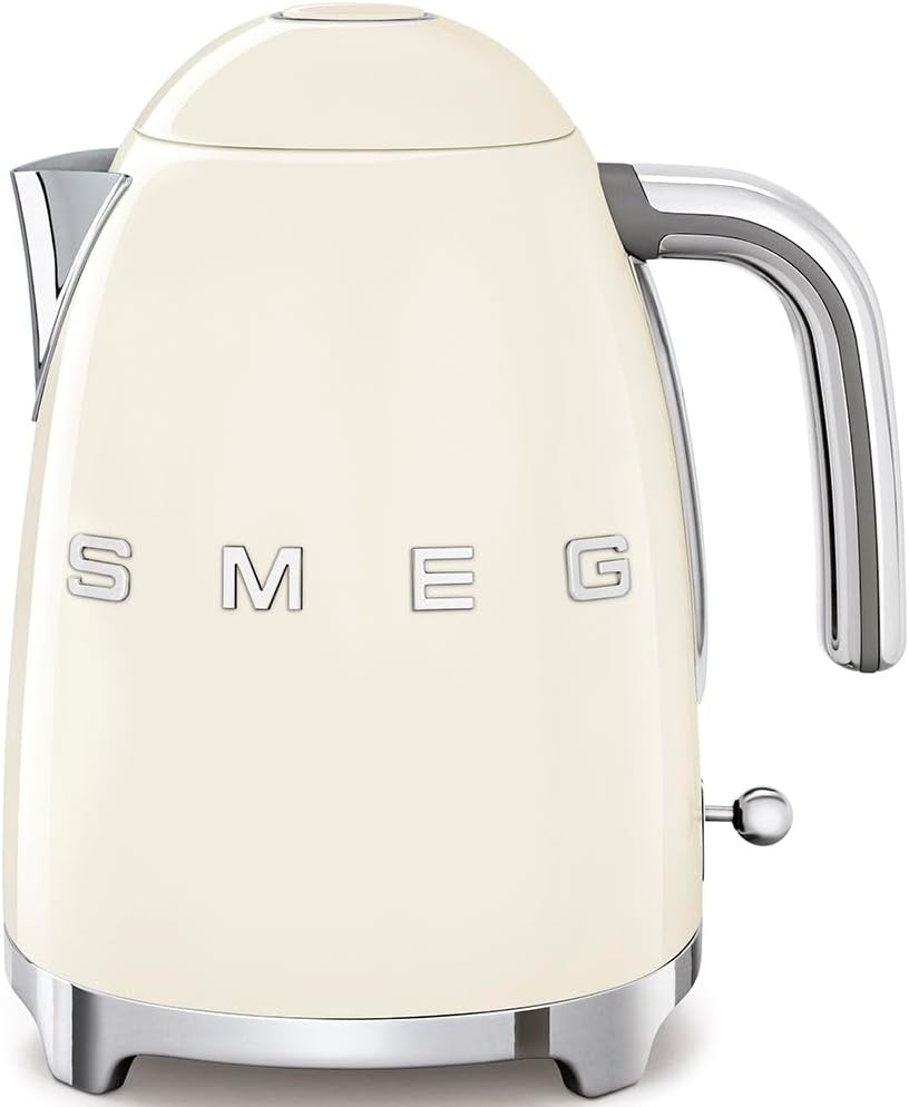 SMEG KLF03 Electric Kettle 1.7L (7 Cup), Retro Hot Water Boiler for Tea &...