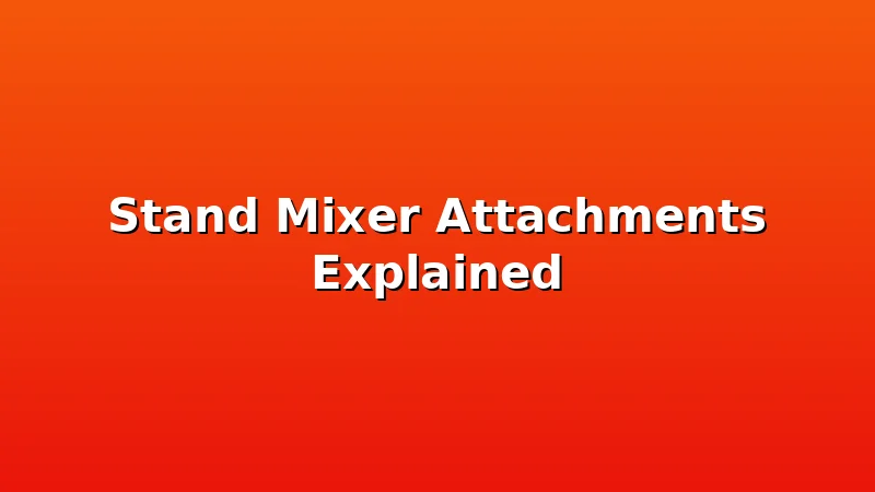 Stand Mixer Attachments Explained - DoughVibe review with measurements and honest opinion