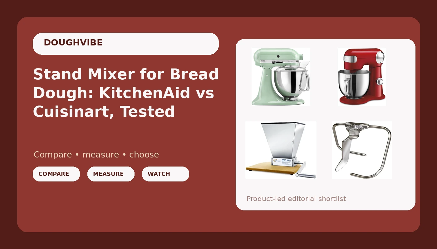 Stand Mixer for Bread Dough: KitchenAid vs Cuisinart, Tested