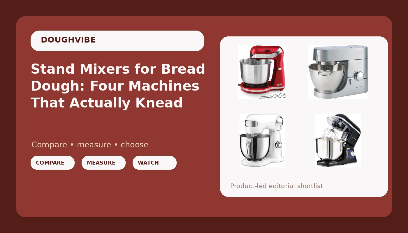 Stand Mixers for Bread Dough: Four Machines That Actually Knead